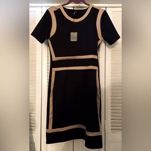 NWT Miusol Black and Tan Dress, Size M